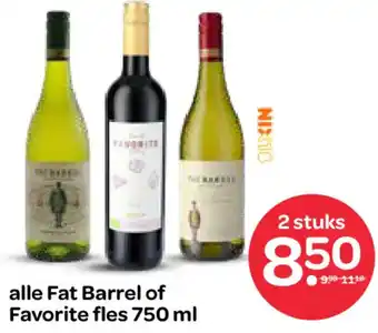 Spar alle Fat Barrel of Favorite aanbieding