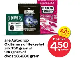 Spar alle Autodrop, Oldtimers of Heksehyl aanbieding