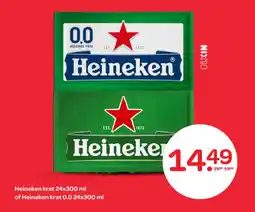 Spar Heineken of Heineken krat 0.0 aanbieding