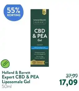 Holland & Barrett Expert CBD & PEA Liposomale Gel aanbieding