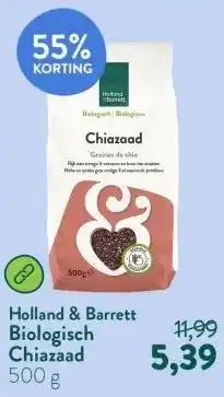 Holland & Barrett Biologisch Chiazaad aanbieding