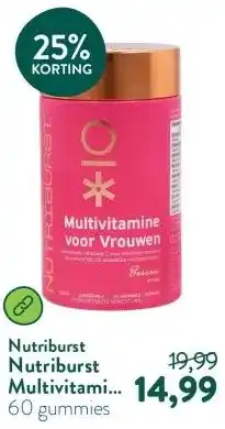 Holland & Barrett Nutriburst Multivitamine voor Vrouwen - 60 gummies aanbieding
