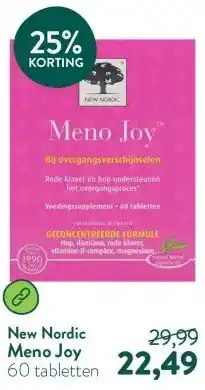 Holland & Barrett Meno Joy aanbieding