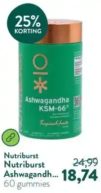 Holland & Barrett Nutriburst Ashwagandha KSM-66® + Vitamine B5 - 60 gummies aanbieding