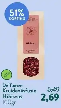 Holland & Barrett Kruideninfusie Hibiscus aanbieding