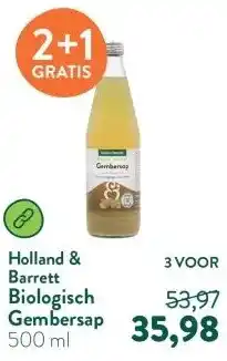 Holland & Barrett Biologisch Gembersap aanbieding