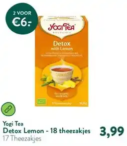 Holland & Barrett Detox Lemon - 18 theezakjes aanbieding