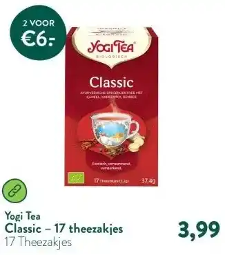 Holland & Barrett Classic – 17 theezakjes aanbieding