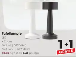 HANOS Tafellampje aanbieding
