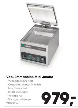 HANOS Vacuümmachine Mini Jumbo aanbieding