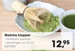 HANOS Matcha klopper aanbieding
