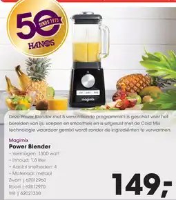 HANOS Magimix Power Blender aanbieding
