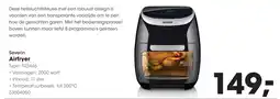 HANOS Severin Airfryer aanbieding