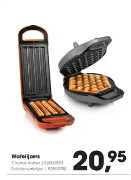 HANOS Wafelijzers aanbieding