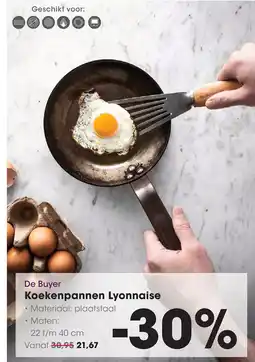HANOS De Buyer Koekenpannen Lyonnaise aanbieding