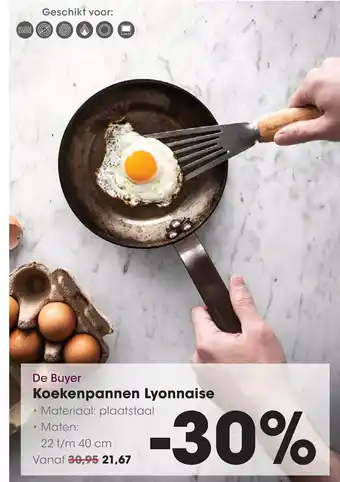HANOS De Buyer Koekenpannen Lyonnaise aanbieding