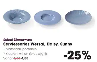HANOS Select Dinnerware Serviesseries Wersal, Daisy, Sunny aanbieding