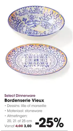 HANOS Select Dinnerware Bordenserie Vieux aanbieding