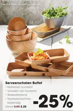 HANOS Serveerschalen Buffet aanbieding