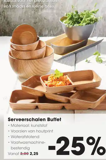 HANOS Serveerschalen Buffet aanbieding