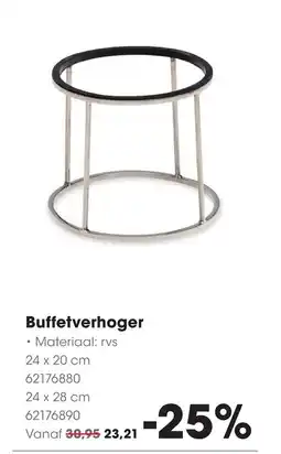 HANOS Buffetverhoger aanbieding