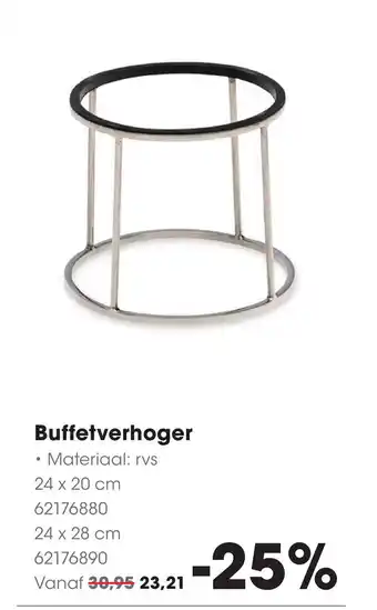 HANOS Buffetverhoger aanbieding