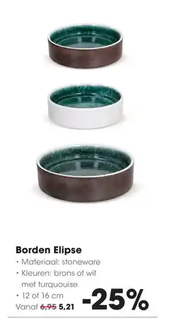 HANOS Borden Elipse aanbieding