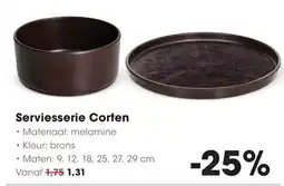 HANOS Serviesserie Corten aanbieding