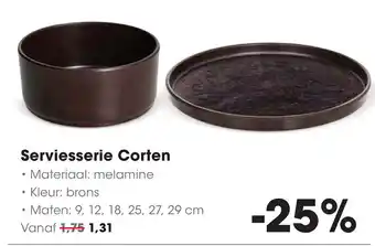 HANOS Serviesserie Corten aanbieding