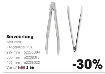 HANOS Serveertang aanbieding