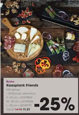 HANOS Boska Kaasplank Friends aanbieding