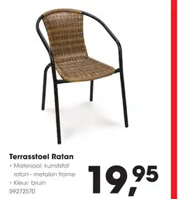 HANOS Terrasstoel Ratan aanbieding