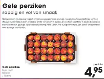 HANOS Gele perziken aanbieding