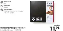 HANOS Runderhamburger Smash aanbieding
