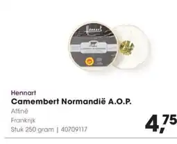 HANOS Hennart Camembert Normandië A.O.P. aanbieding
