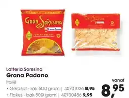 HANOS Latteria Soresina Grana Padano aanbieding