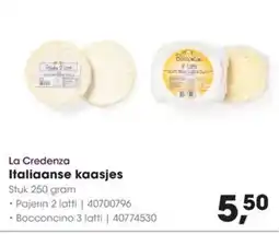 HANOS La Credenza Italiaanse kaasjes aanbieding