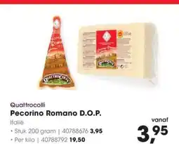 HANOS Quattrocolli Pecorino Romano D.O.P. aanbieding