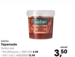 HANOS Lisimo Tapenade Zontomaat aanbieding