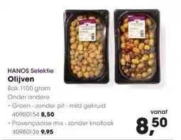 HANOS Hanos selektie olijven aanbieding