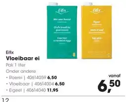 HANOS Eifix Vloeibaar ei aanbieding