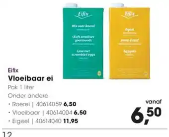 HANOS Eifix Vloeibaar ei aanbieding
