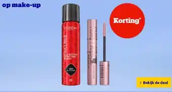 Bol.com op make-up aanbieding