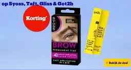 Bol.com op Syoss, Taft, Gliss & Got2b aanbieding