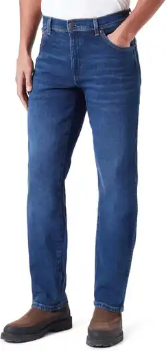 Amazon Wrangler Herren Texas Pants, Dancing Water, 38W / 30L EU aanbieding