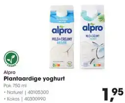 HANOS Alpro Plantaardige yoghurt aanbieding