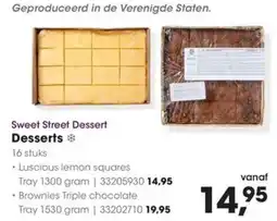 HANOS Sweet Street Dessert aanbieding
