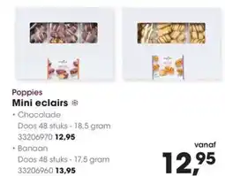 HANOS Poppies Mini eclairs aanbieding