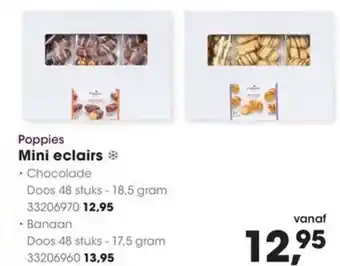 HANOS Poppies Mini eclairs aanbieding