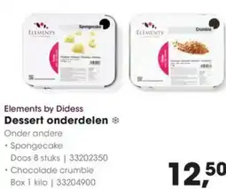 HANOS Elements by Didess Dessert onderdelen aanbieding